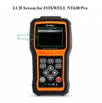 LCD Screen Display Replacement for Foxwell NT630 Pro Scanner